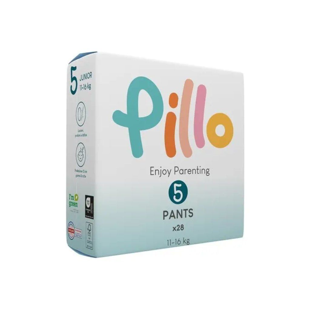 Pillo Enjoy Parenting Pants Taglia 5 Junior – 28 pannolini mutandina Pillo Enjoy Parenting Pants Taglia 5 Junior – 28 pannolini mutandina