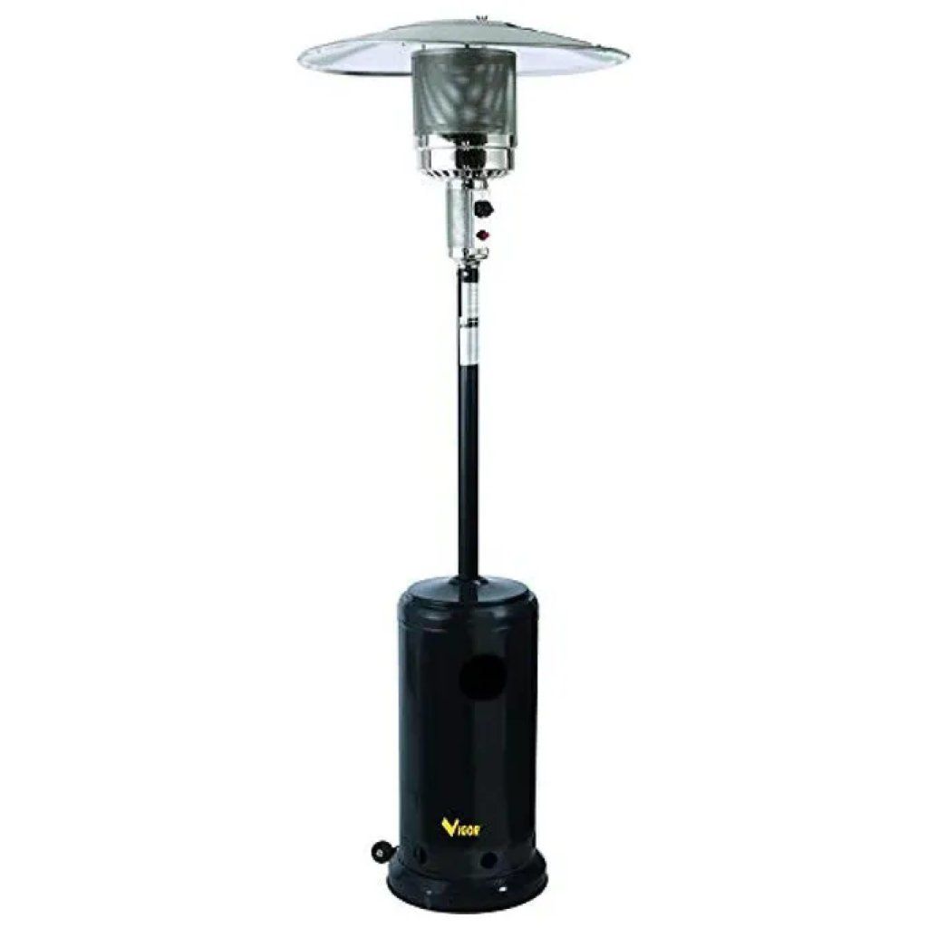 Vigor-Blinky Stufa da Esterno a Gas 13,5 kW con Lanterna Nera