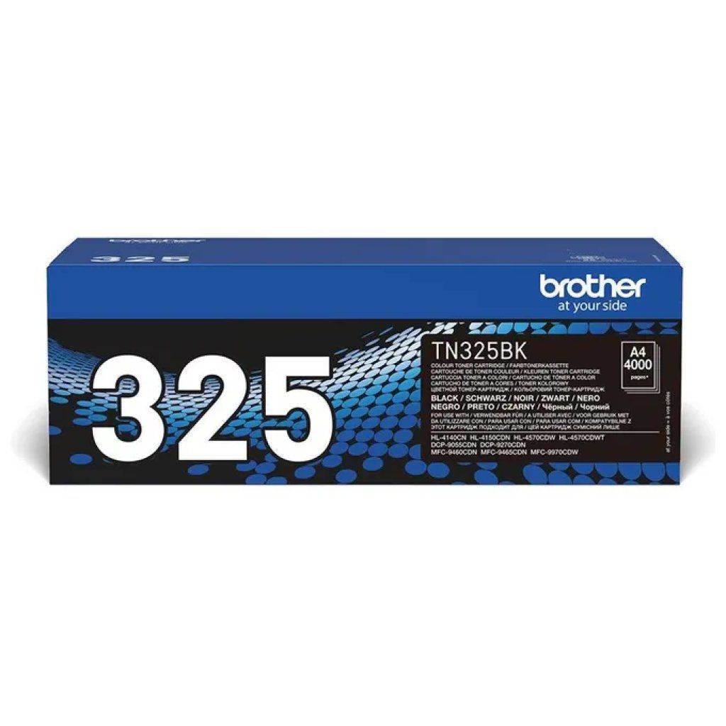 Brother TN-325BK Toner Originale Nero, 4.000 Pagine