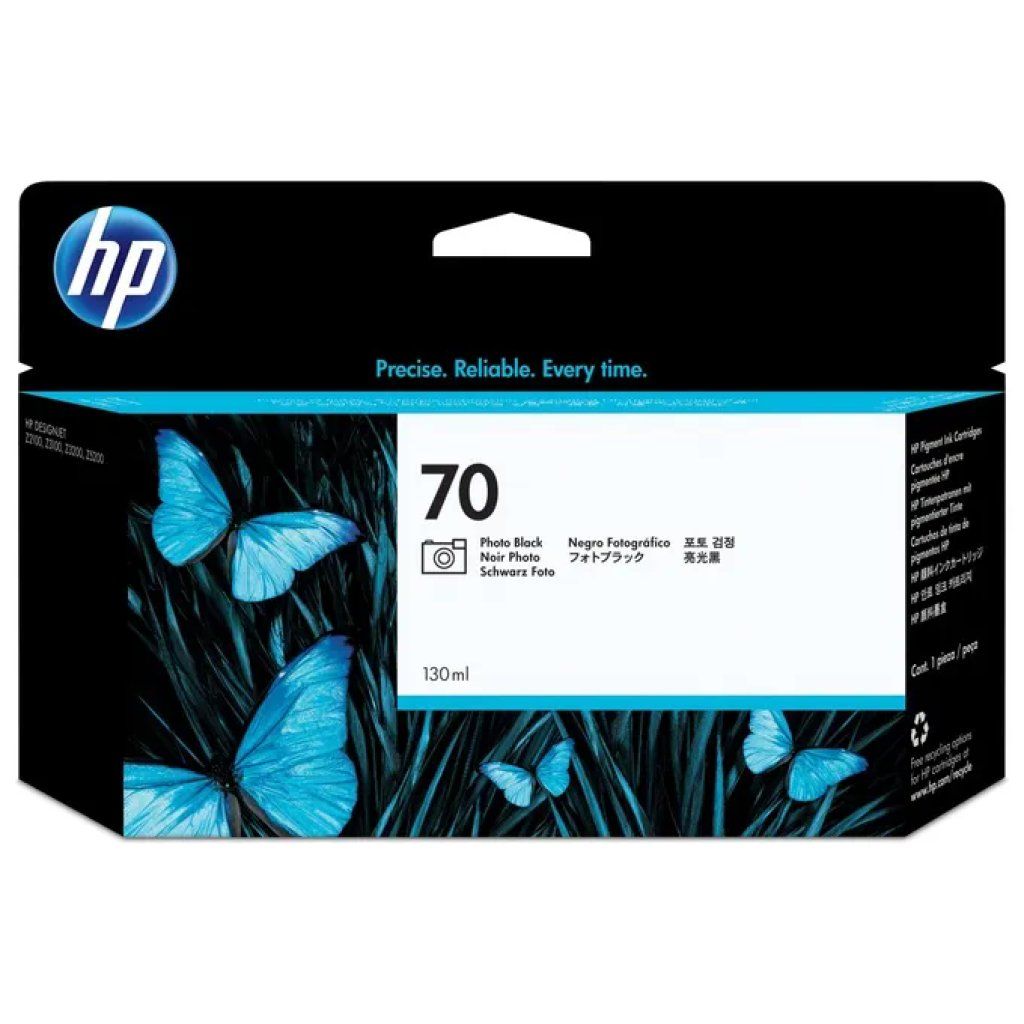HP Cartuccia HP 70 C9449A Nero Fotografico 130 ml HP Cartuccia HP 70 C9449A Nero Fotografico 130 ml