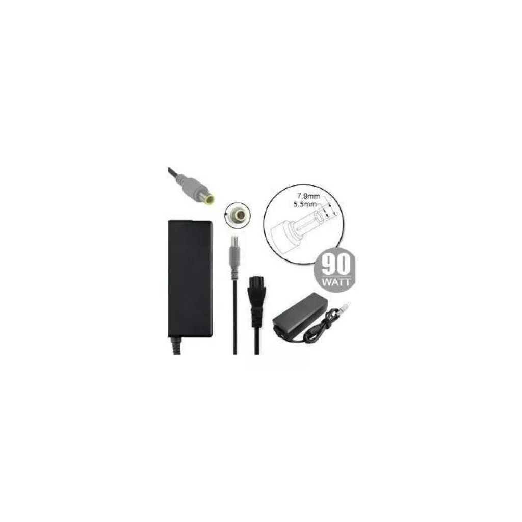 Nilox Alimentatore per Notebook IBM 90 W, 20 V 4,5 A, connettore 7,9 × 5,5 mm con pin