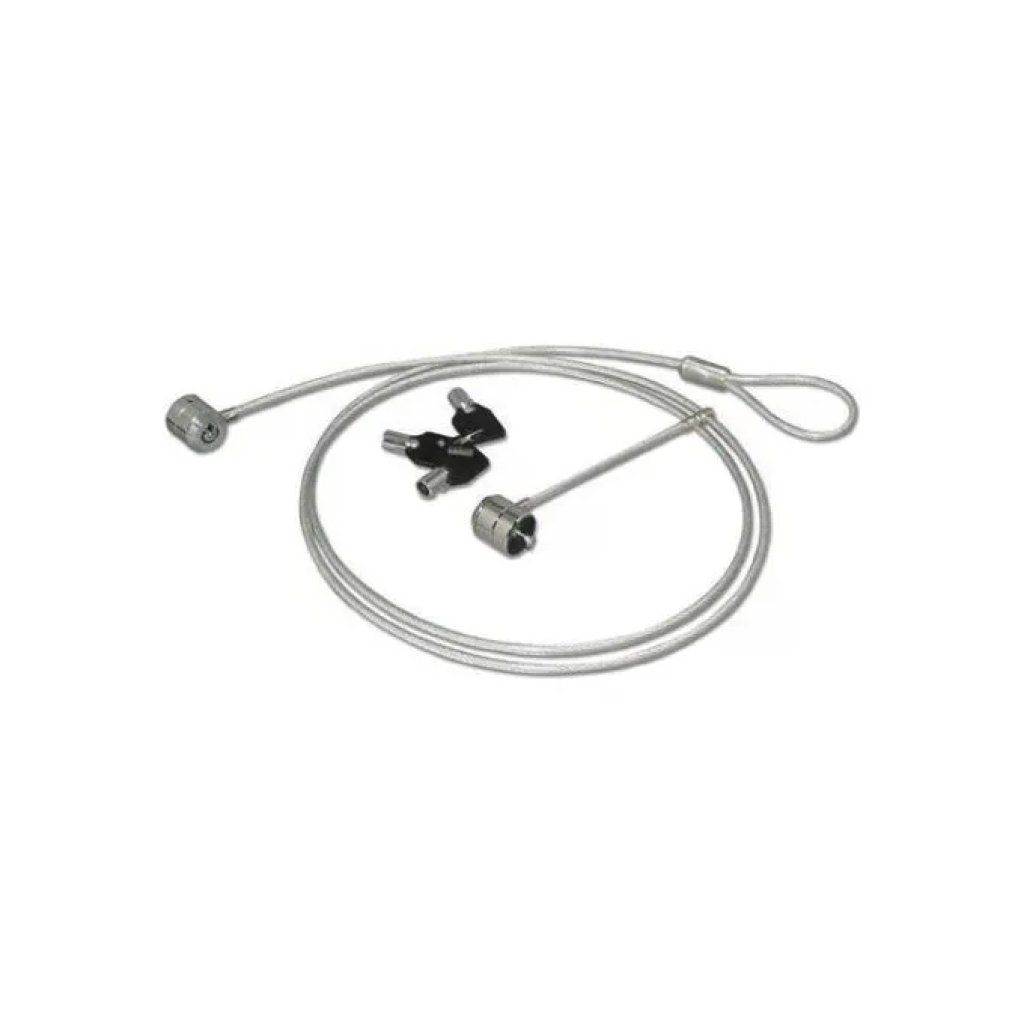 Nilox HA41561 Cavo di Sicurezza con Chiave, Grigio, 1,8 m
