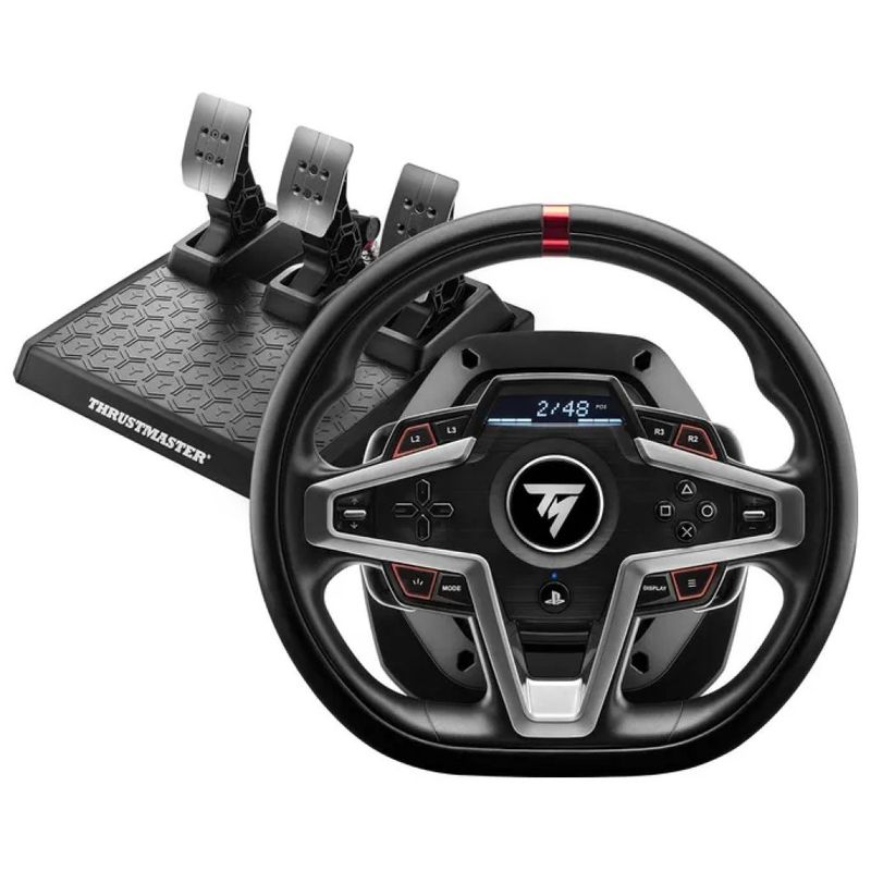 Thrustmaster T248 Volante con Pedali Magnetici per PS5, PS4 e PC
