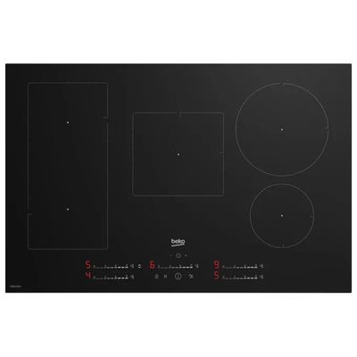 Beko HII85720UFT bPRO 500 Piano cottura a induzione 80 cm, 5 zone, IndyFlex, HobToHood, 7400 W, nero Beko HII85720UFT bPRO 500 Piano cottura a induzione 80 cm, 5 zone, IndyFlex, HobToHood, 7400 W, nero