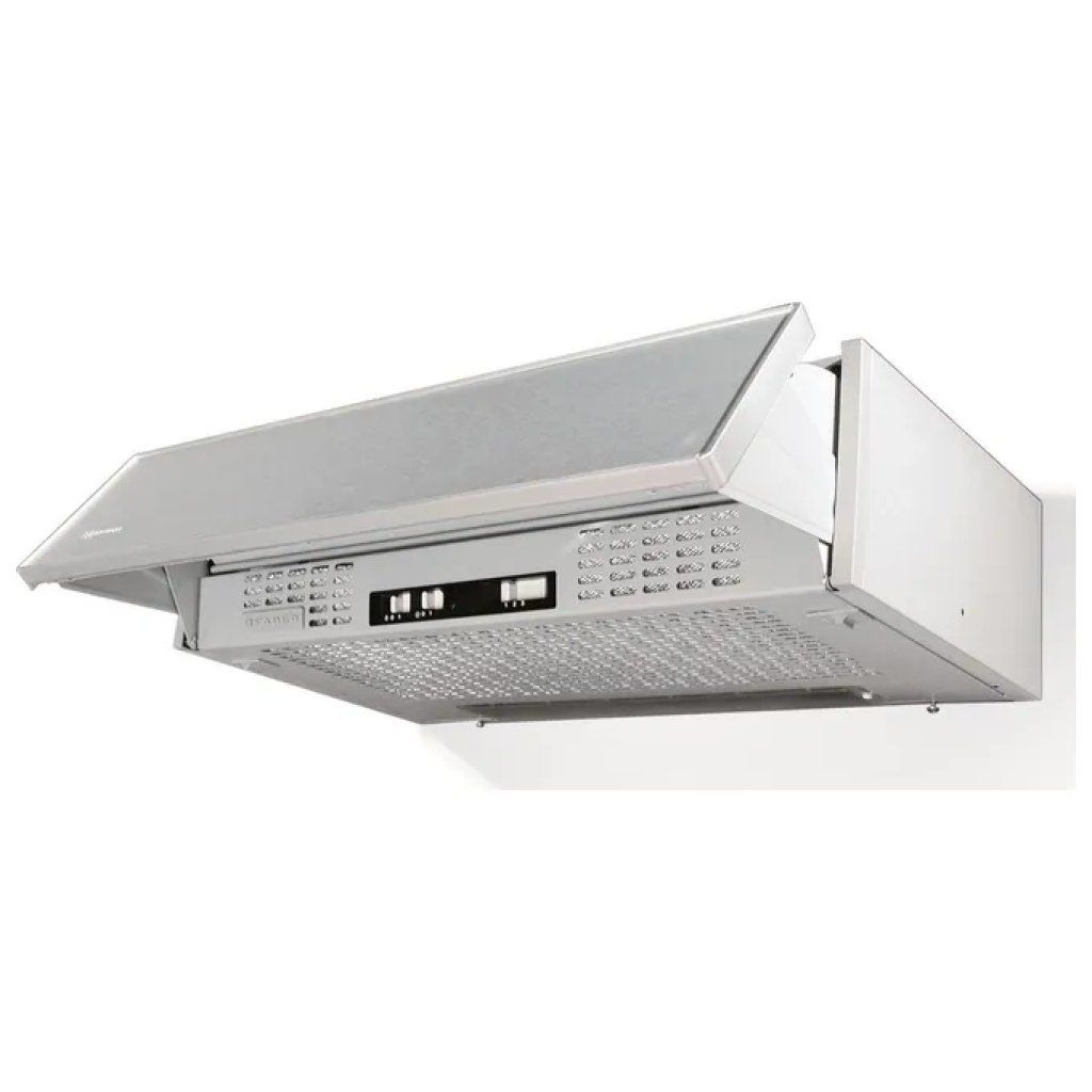 Faber PCH00 SRM AM29A – Cappa integrata da 90 cm, 370 m³/h, acciaio inox