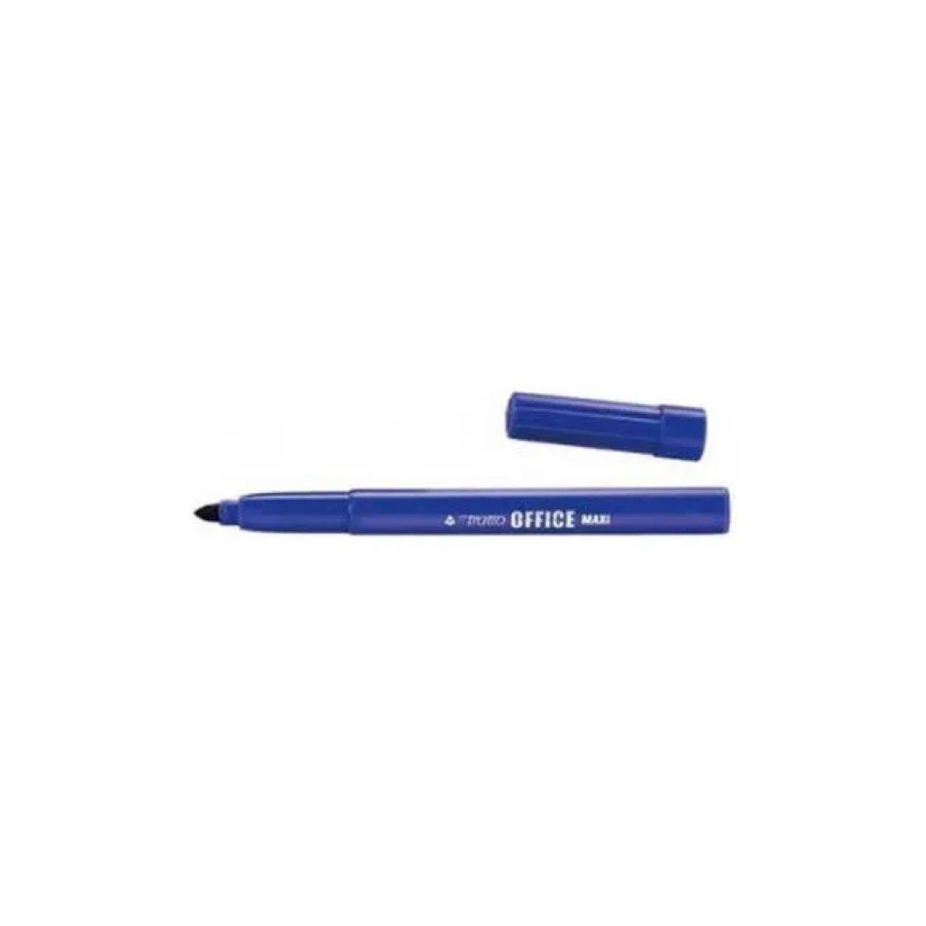 TRATTO Office Maxi, 12 penne a fibra blu