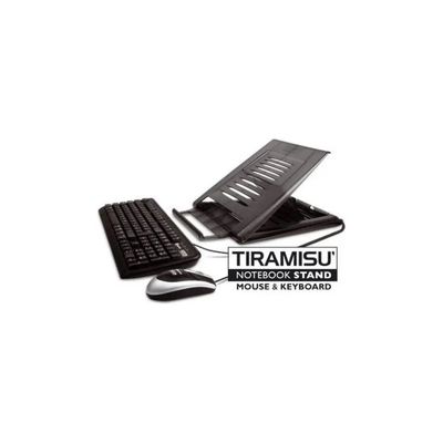 Hamlet XTMS100KM Kit Tiramisù per Notebook con Supporto, Tastiera e Mouse USB