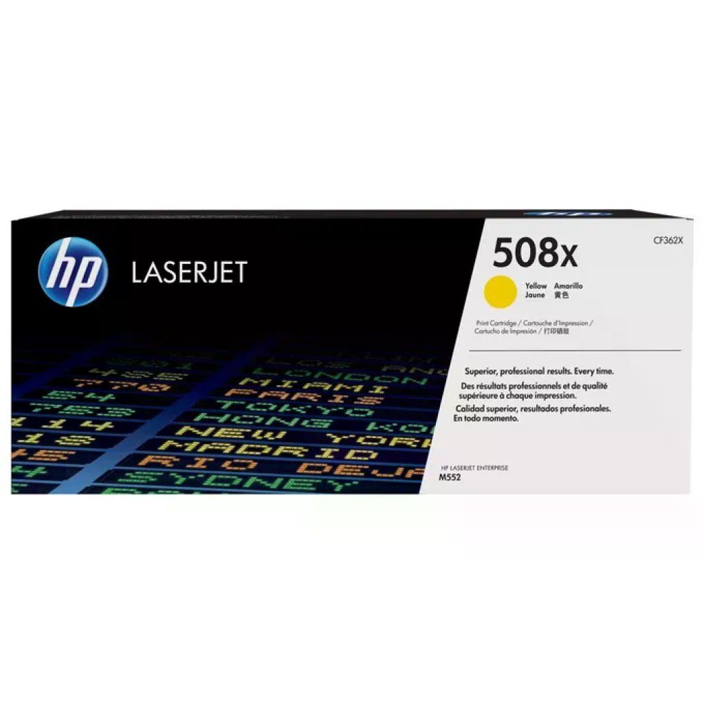 HP 508X CF362X Toner Giallo Originale ad Alta Capacità