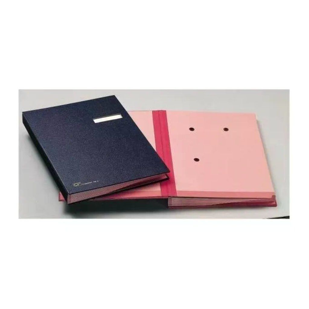 Fraschini Libro Firma Rosso con 18 Intercalari, 24 × 34 cm