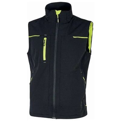 U-Power WPE181BC Saturn Gilet da Lavoro Idrorepellente Traspirante Tasche Frontali Certificato CE colore
