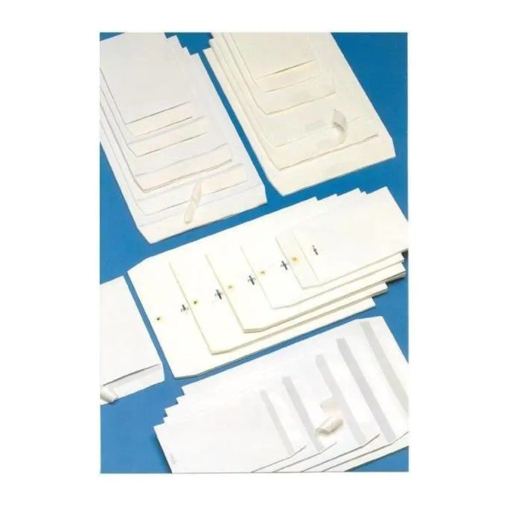 Blasetti 327A – Buste a sacco bianche in carta kraft, 19 × 26 cm, 500 pezzi