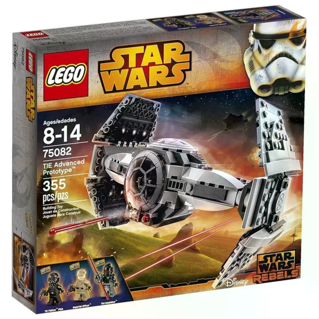 LEGO Star Wars TIE Advanced Prototype 75082, 355 pezzi