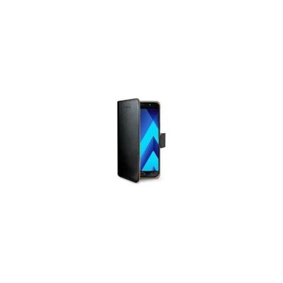 Celly Wally Case Custodia a Portafoglio per Samsung Galaxy A7 (2017), Nera