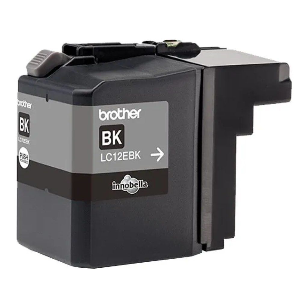 Brother LC-12EBK Cartuccia Originale Nera a Pigmenti