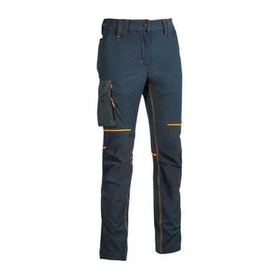 U-power WFU189DB Future Pantaloni da Lavoro Uomo Slim Fit Stretch Idrorepellente Traspirante colore Deep
