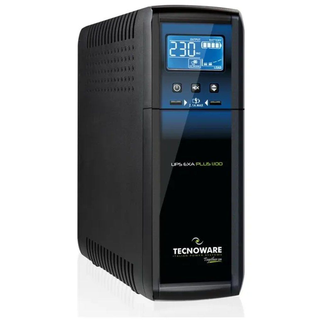 Tecnoware FGCEXAPL1102IEC EXA Plus UPS Gruppo di Continuita' 1100VA 770W Line Interactive Sinusoidale 8