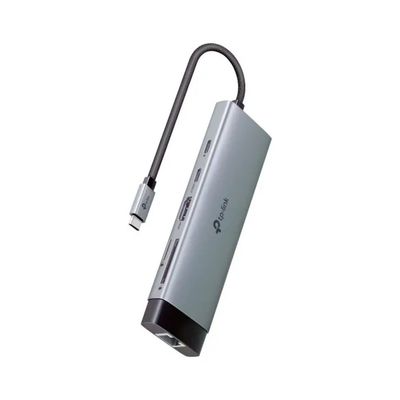 TP-Link UH9120C Hub USB-C 9 in 1 5000 Mbit-s HDMI RJ-45 Grigio Scuro