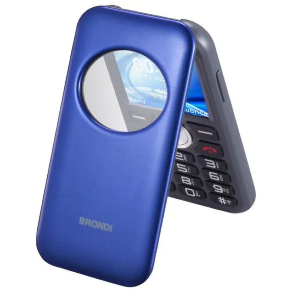 Brondi Window 2 Metal Blu: cellulare dual sim, fotocamera