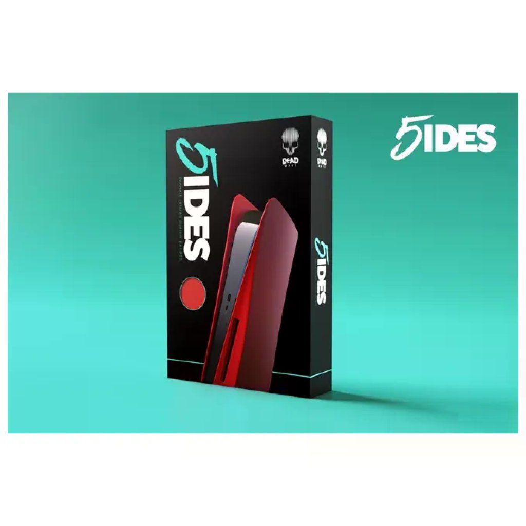 4SIDE 5 Sides Cover Laterali Rosse per PS5 Disc