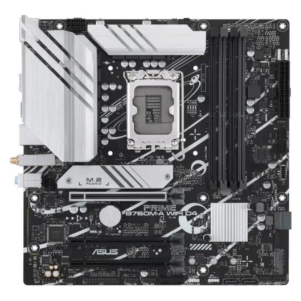 Asus PRIME B760M-A WIFI D4 Scheda Madre micro ATX Socket LGA 1700 Intel B760 DDR4 128 GB Wi