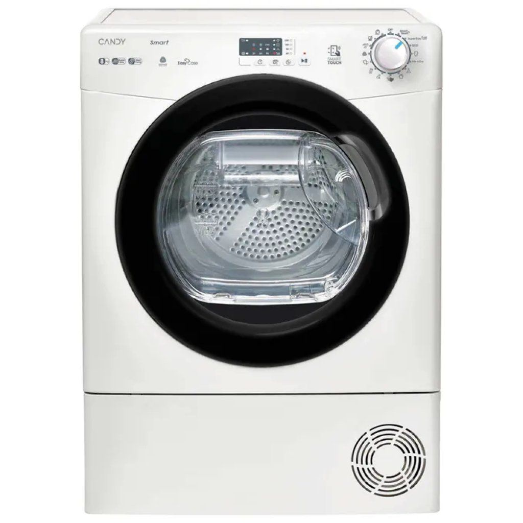 Candy CS EH8N1LBE-S Smart asciugatrice a pompa di calore 8 kg, classe E, bianca