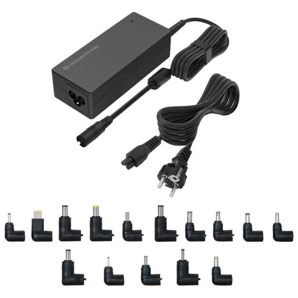 Conceptronic OZUL08B15 Alimentatore Universale Notebook 90 W con 15 Connettori