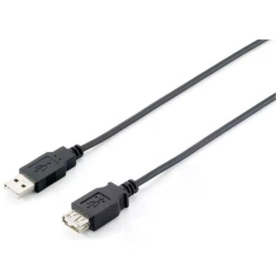 Equip 128852 Cavo USB 2.0 A Maschio/Femmina, 5 m, Nero