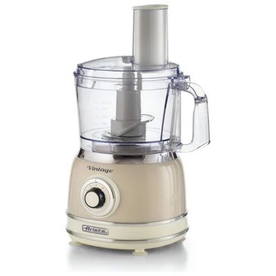 Ariete 1781-03 Vintage Robot da Cucina 1000W 2.1L 2 Velocita' Pulse lame acciaio inox colore Beige Ariete 1781-03 Vintage Robot da Cucina 1000W 2.1L 2 Velocita' Pulse lame acciaio inox colore Beige