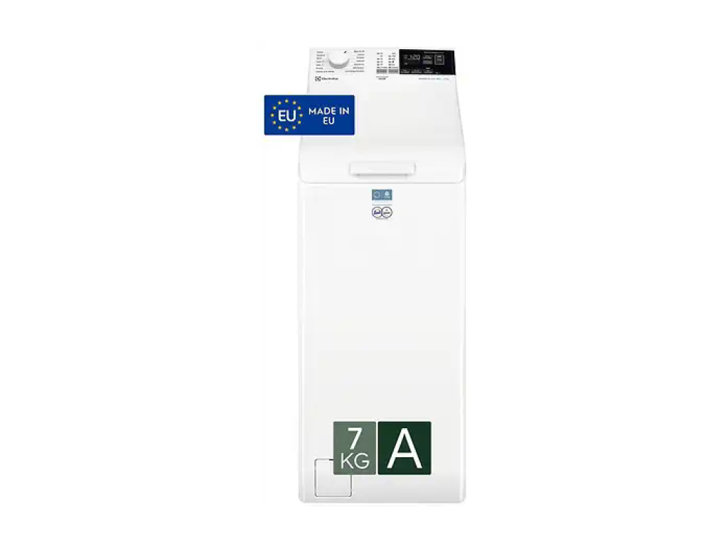 ELECTROLUX Lavatrice Electrolux EW6T437A a Carica dall’Alto, 7 kg, Classe A, Vapore, 1251 giri/min
