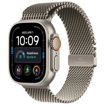 Apple Watch Ultra 4 GPS + Cellular, 49 mm, titanio naturale