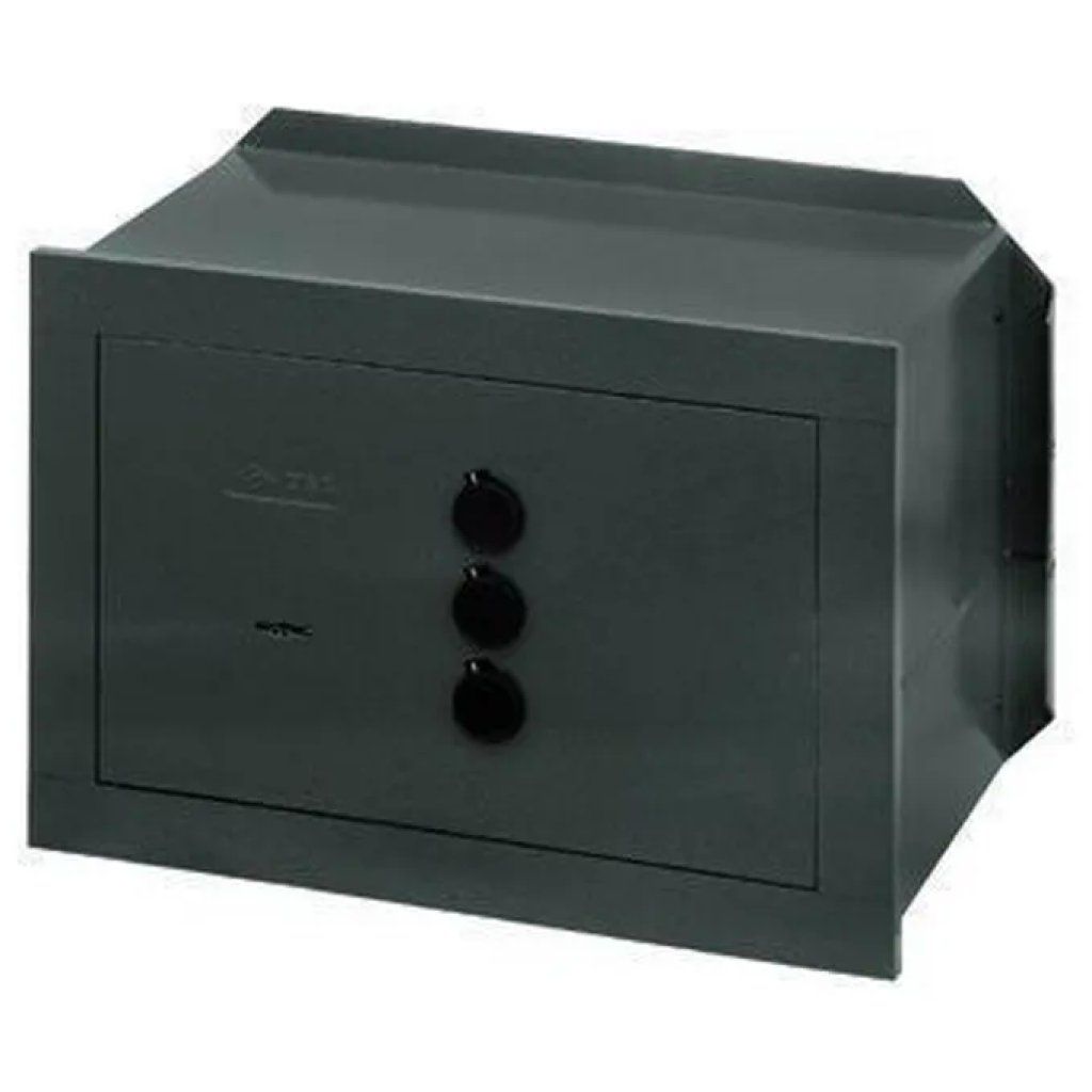 CISA 82210 C Key 3 Cassaforte a Muro con Chiave e Combinatore 32000 Combinazioni Serratura Doppia