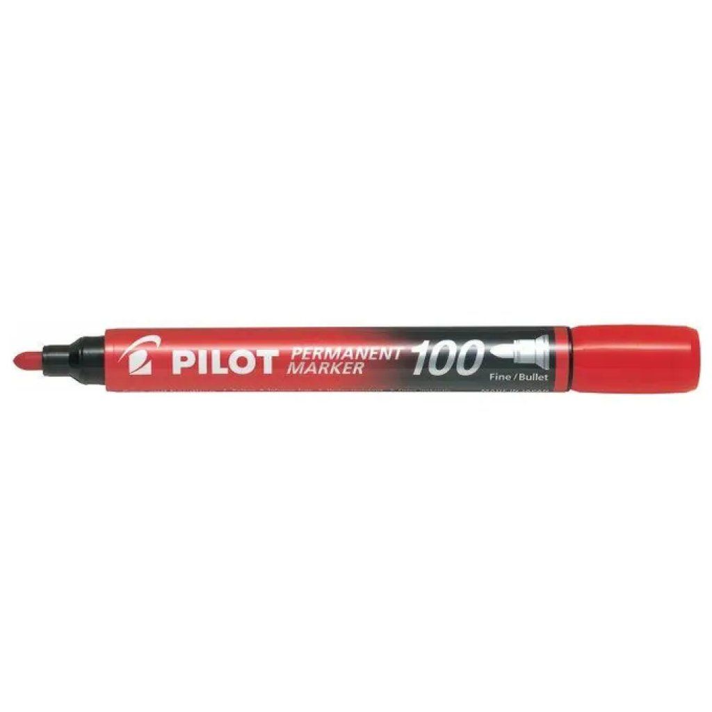 Pilot SCA 100 – Confezione da 12 marcatori rossi, punta tonda 1 mm Pilot SCA 100 – Confezione da 12 marcatori rossi, punta tonda 1 mm