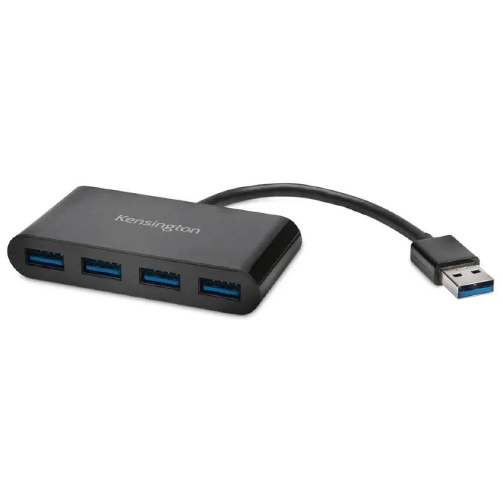 Kensington UH4000 Hub USB 3.0 a 4 porte, 5 Gbps, nero Kensington UH4000 Hub USB 3.0 a 4 porte, 5 Gbps, nero