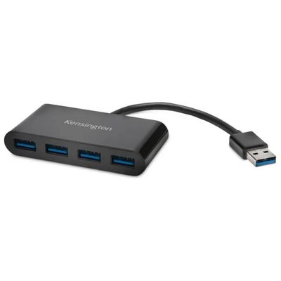 Kensington UH4000 Hub USB 3.0 a 4 porte, 5 Gbps, nero