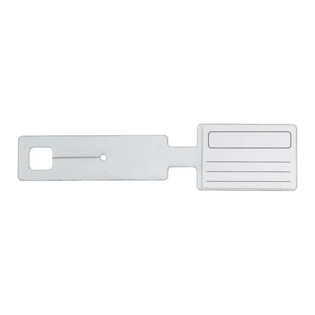 Favorit 100460576 Porta Nome per Valigia in PVC Trasparente, 50 Pezzi