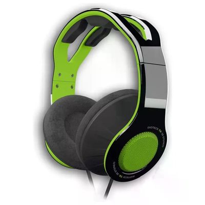 Gioteck TX30 GameandGo Cuffie Stereo Gaming Cablato per Xbox One, Green Grill