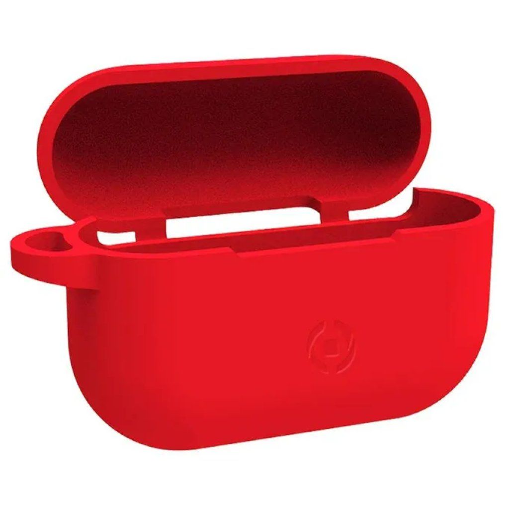 Celly AIRCASE3RD Custodia in Silicone per AirPods Pro Compatibile Ricarica Wireless colore Rosso Celly AIRCASE3RD Custodia in Silicone per AirPods Pro Compatibile Ricarica Wireless colore Rosso