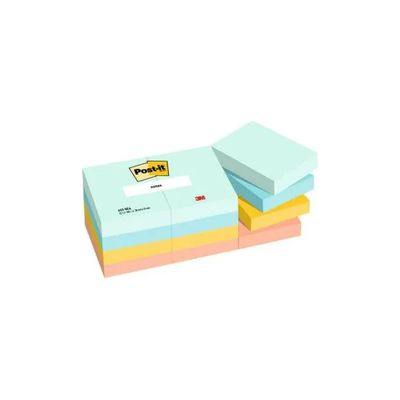 Post-it Beachside, confezione da 12 blocchetti adesivi 38 × 51 mm