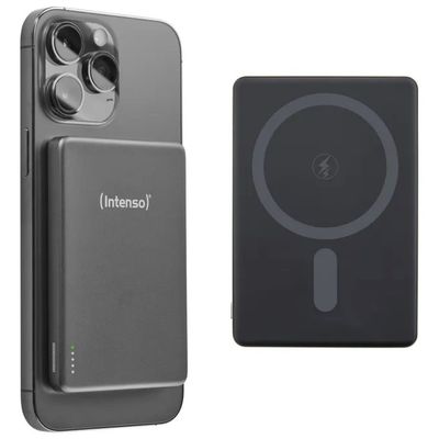 Intenso MW5000 Power Bank Magnetico Wireless 5000 mAh Grigio