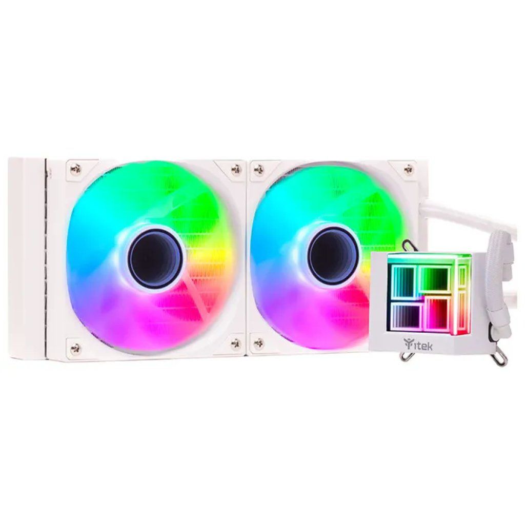 Itek Hydro Cube 240W Kit Raffreddamento a Liquido ARGB Bianco Itek Hydro Cube 240W Kit Raffreddamento a Liquido ARGB Bianco