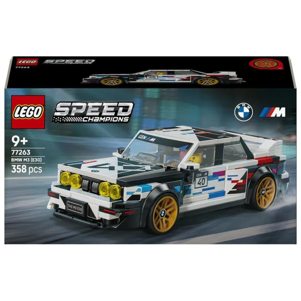 LEGO Speed Champions BMW M3 E30 – Set 77263, 358 pezzi
