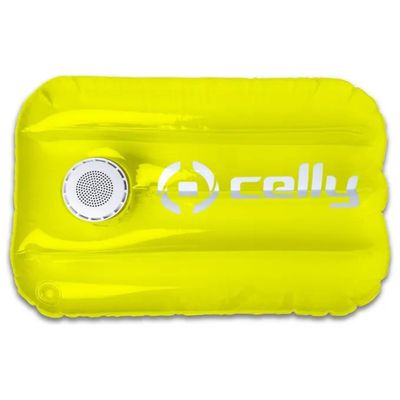 Celly Pool Pillow 3W – Cuscino gonfiabile con speaker Bluetooth giallo Celly Pool Pillow 3W – Cuscino gonfiabile con speaker Bluetooth giallo