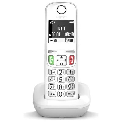 Gigaset E270 Telefono Cordless DECT per Anziani, Nero e Bianco