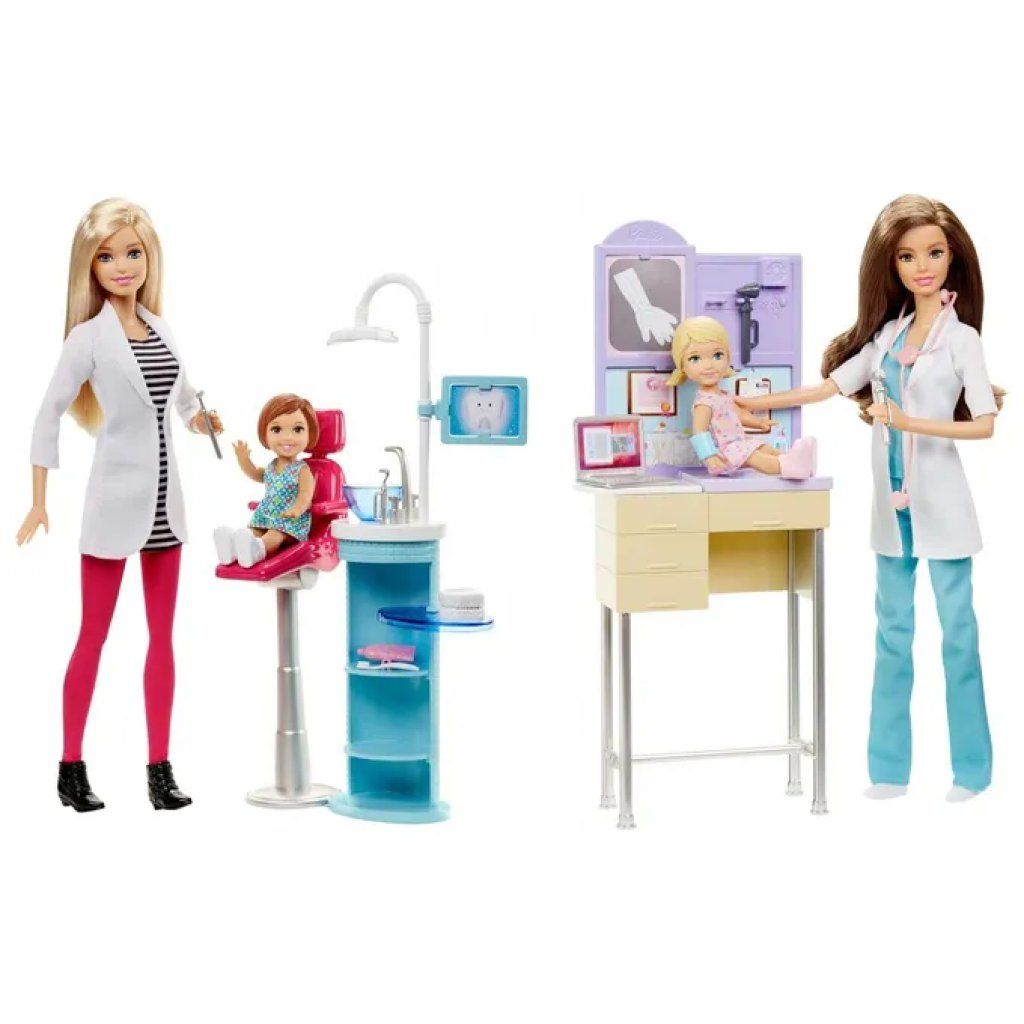 MATTEL Barbie Playset Toelettatrice con Cagnolino e Accessori