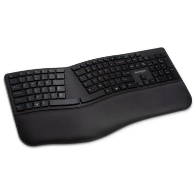 Kensington Pro Fit Ergo K75401IT – Tastiera Wireless Ergonomica Nera