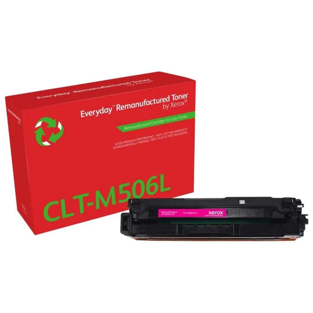 Xerox Everyday Toner Magenta Compatibile Samsung CLT-M506L, Alta Capacità, 3.500 Pagine Xerox Everyday Toner Magenta Compatibile Samsung CLT-M506L, Alta Capacità, 3.500 Pagine