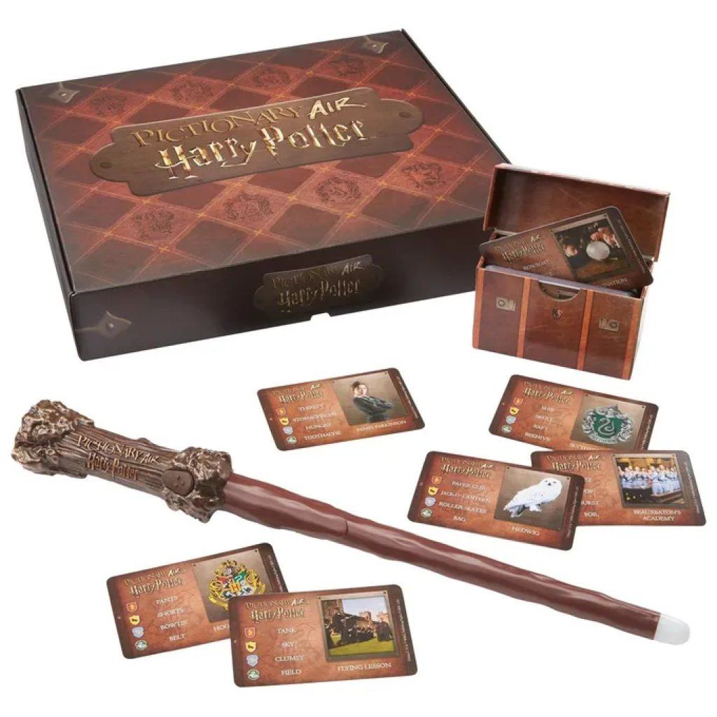 Mattel Pictionary Air Harry Potter – Gioco da Tavolo con Bacchetta