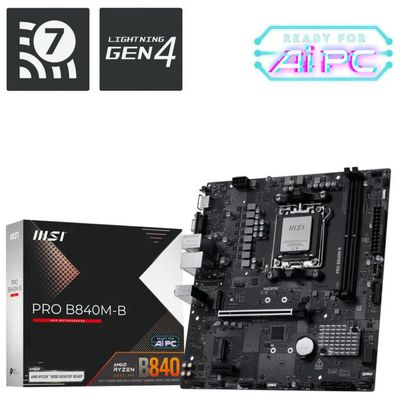 MSI PRO B840M-B Scheda Madre AM5 Micro-ATX