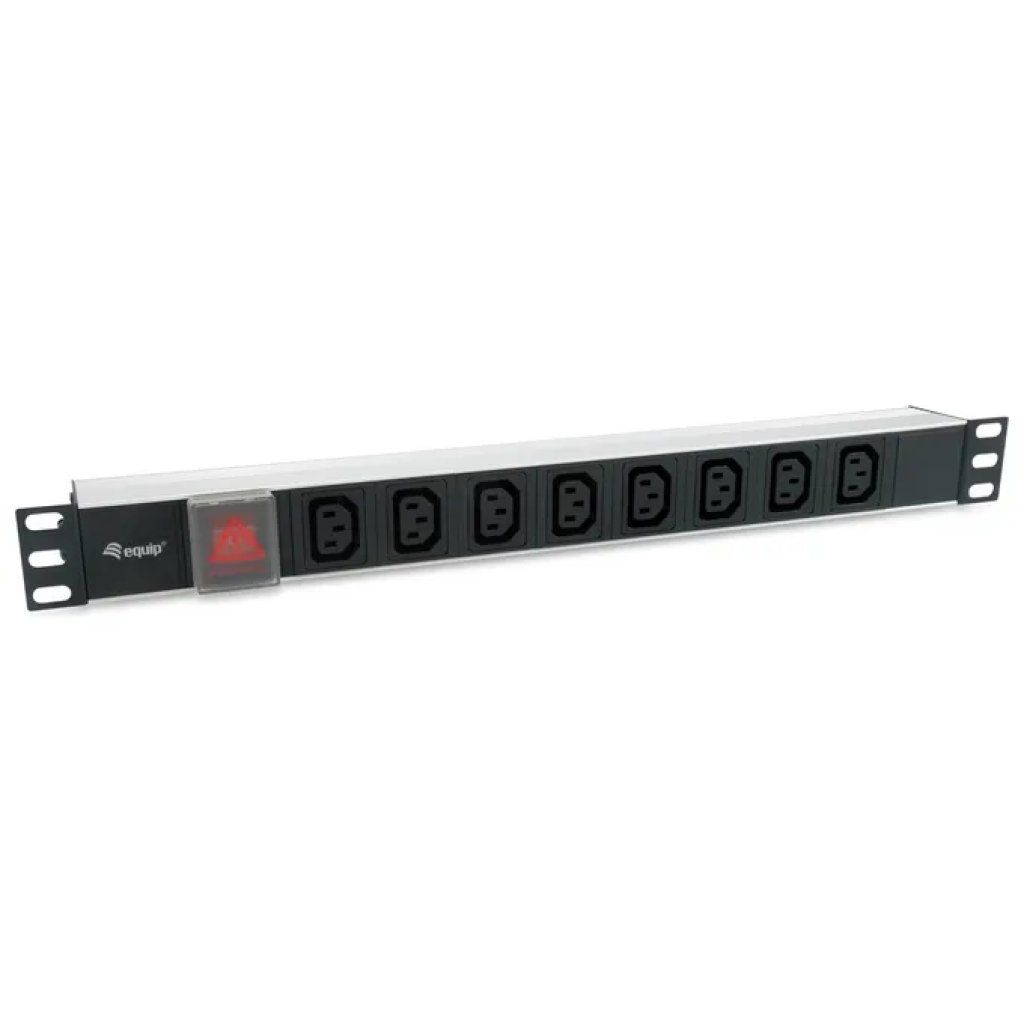 Conceptronic PDU rack 1U con 8 prese AC, nera Conceptronic PDU rack 1U con 8 prese AC, nera