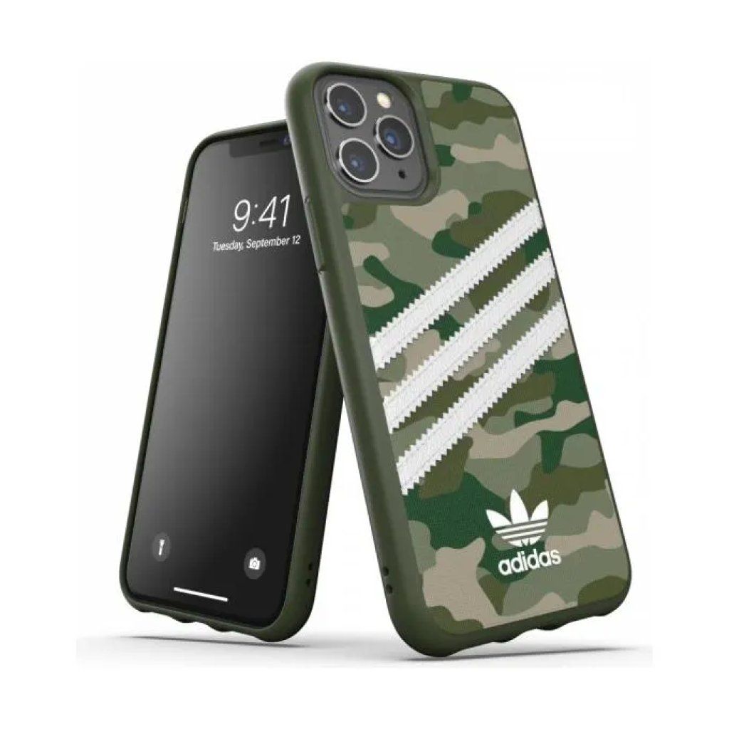 Adidas Samba Custodia Verde e Bianca per iPhone 11 Pro